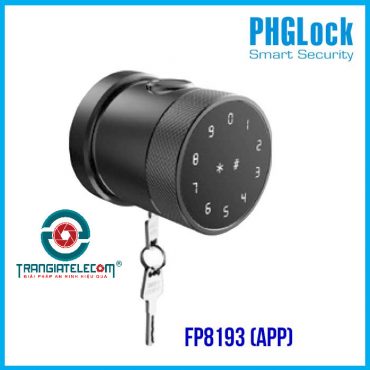 Khóa cửa có tay nắm tròn PHGLOCK FP8193 Đen App