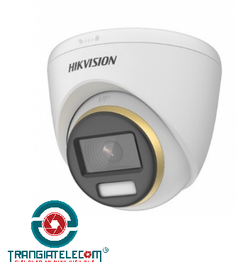 Camera HDTVI ColorVu 2MP HIKVISION DS-2CE72DF3T-FS