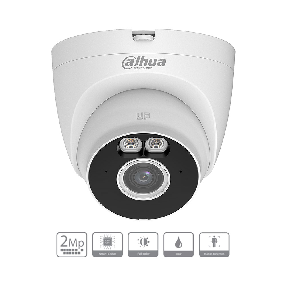 Camera WIFI Full color Dome Turret A1 4MP DAHUA DH-T4A-LED